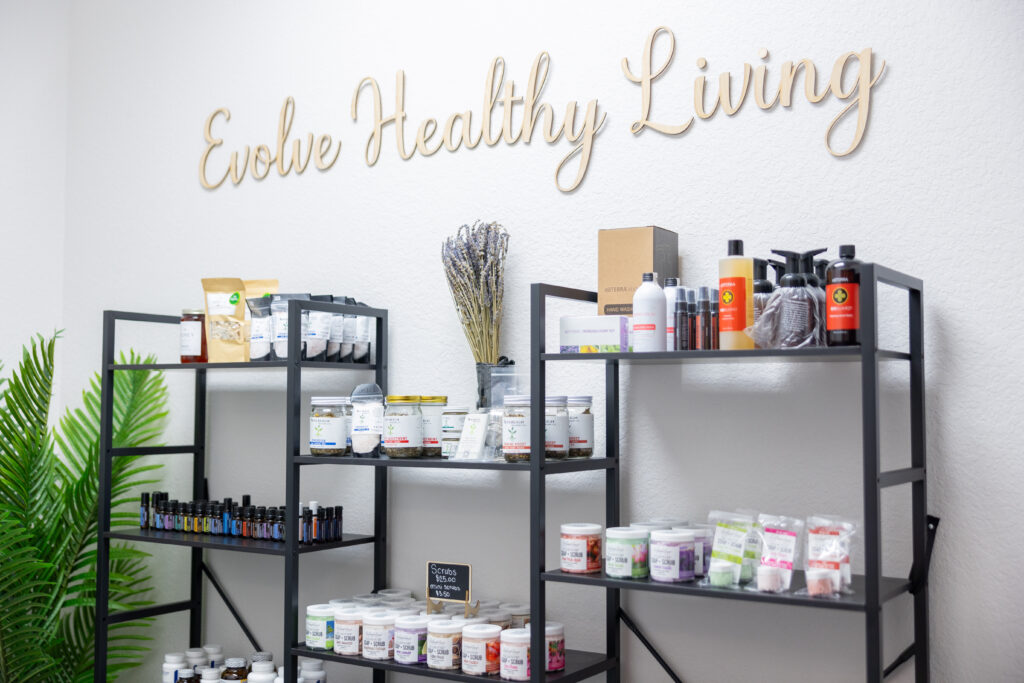 the evolve wellness boutique and it's Non-toxic cleaners